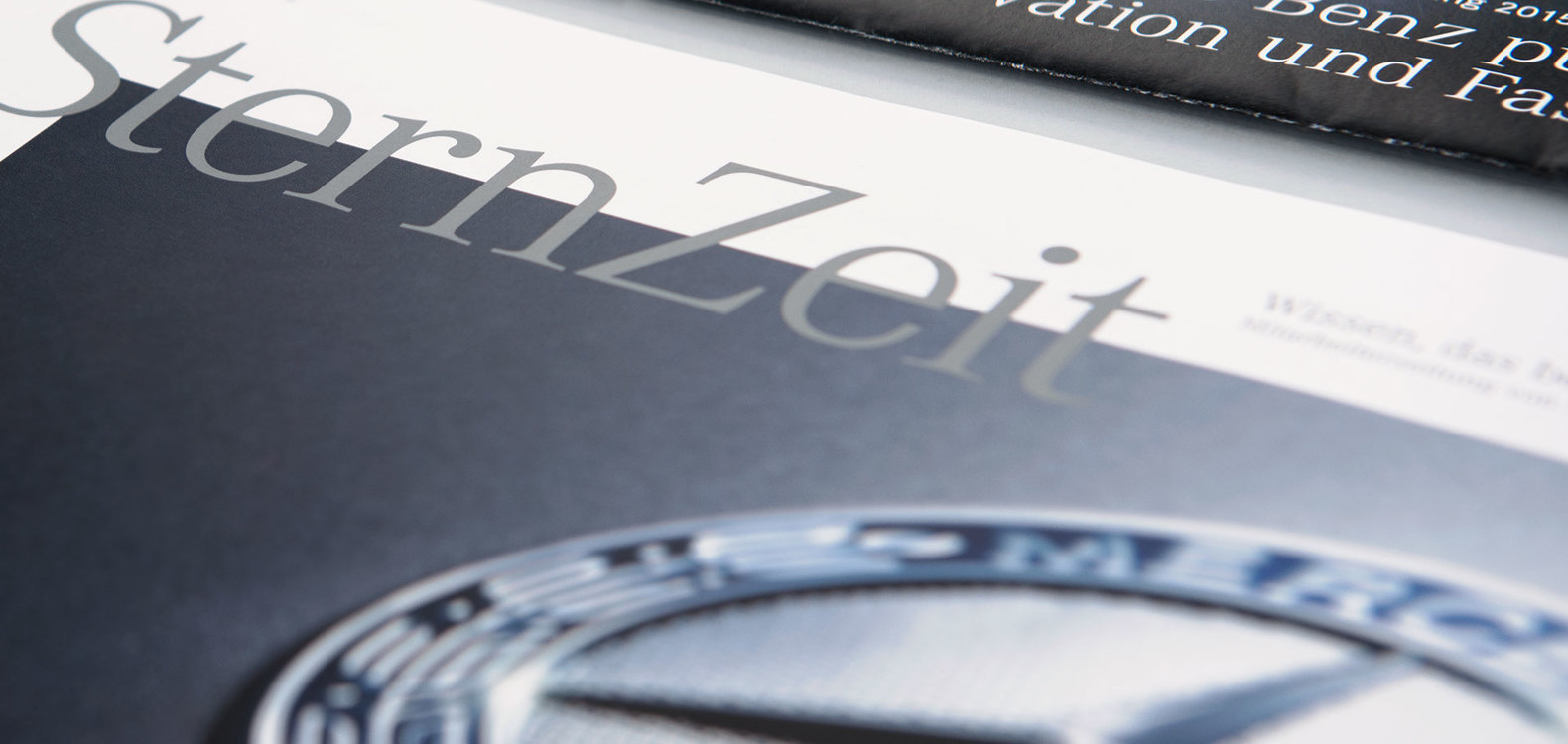Editorial Design: Sternzeit, Mercedes Benz
