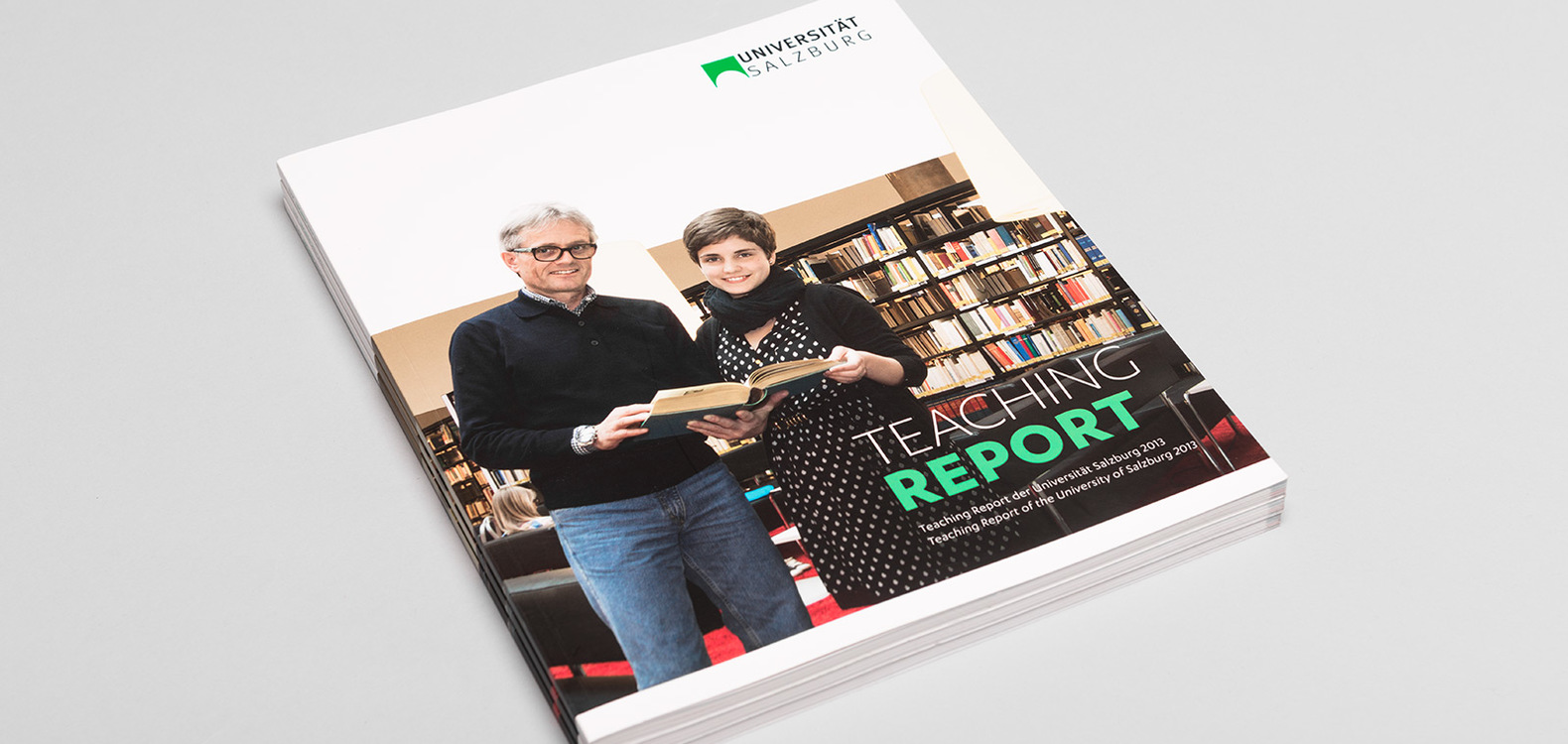 Editorial Design: Teaching Report 2013, Universität Salzburg